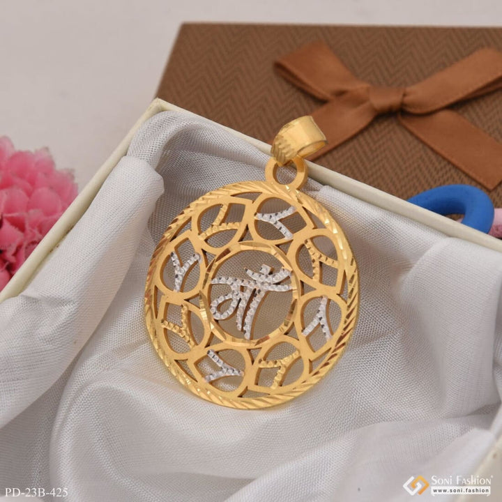 1 Gram Gold Plated Maa Latest Design High-quality Pendant