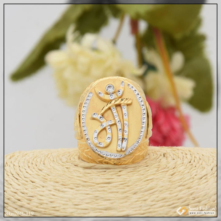 1 Gram Gold Plated Maa Superior Quality Gorgeous Design