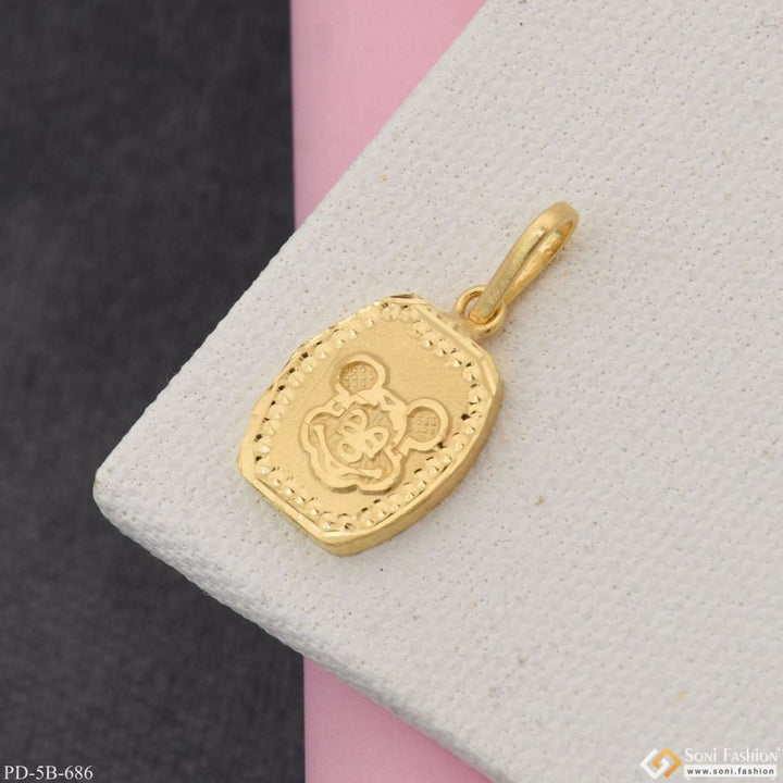 1 Gram Gold Plated Mickey Pendant For Children | Kids