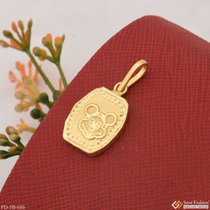 1 Gram Gold Plated Mickey Pendant For Children | Kids