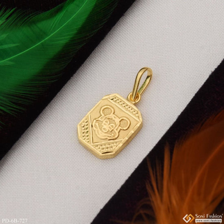 1 gram gold plated mickey pendant for children | kids |