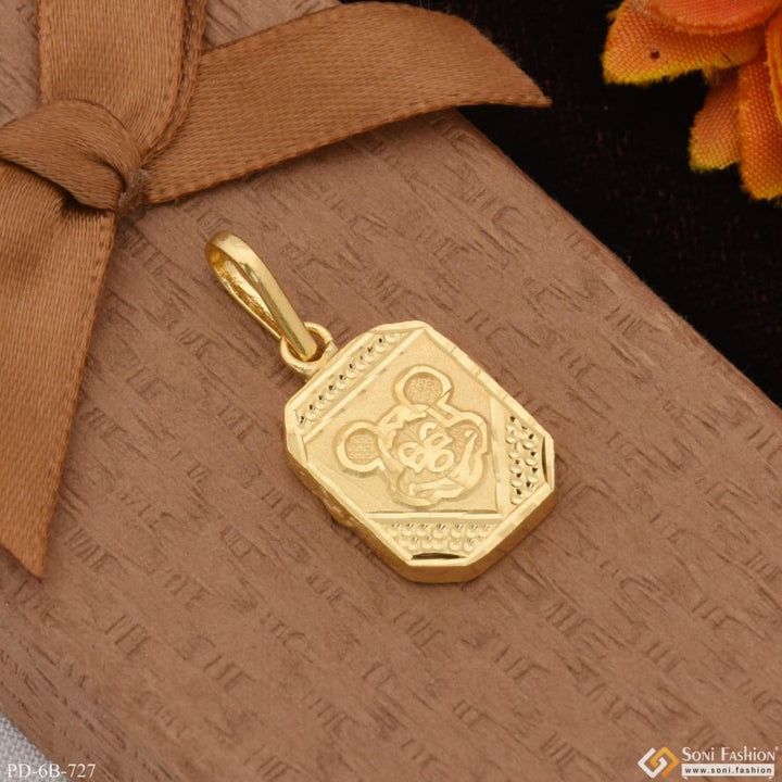 1 gram gold plated mickey pendant for children | kids |