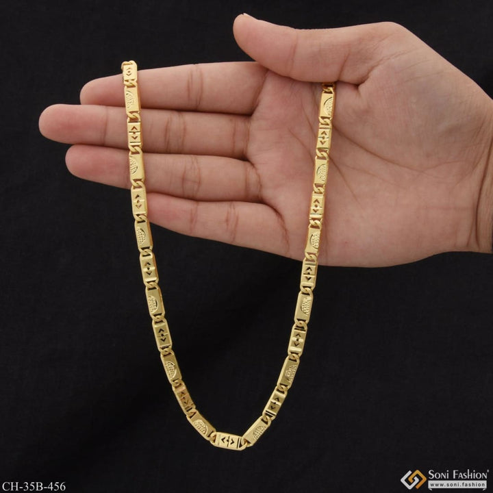 1 gram gold plated nawabi best quality durable design chain