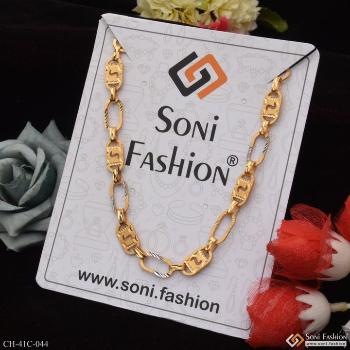 1 gram gold plated s nawabi fancy design high-quality chain