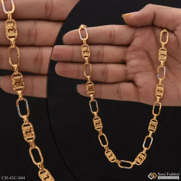 1 gram gold plated s nawabi fancy design high-quality chain