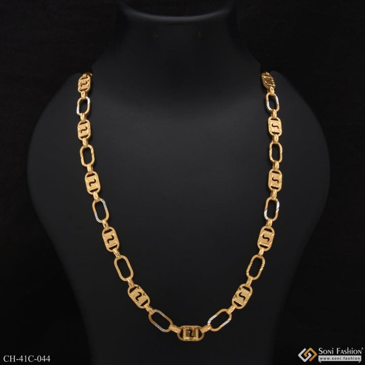 1 gram gold plated s nawabi fancy design high-quality chain