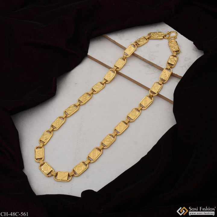 1 Gram Gold Plated Nawabi Latest Design High-quality Chain