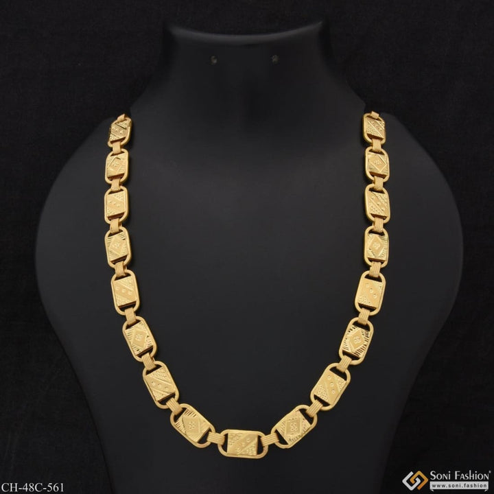 1 Gram Gold Plated Nawabi Latest Design High-quality Chain