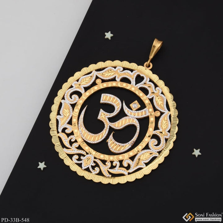 1 Gram Gold Plated Om Decorative Design Best Quality