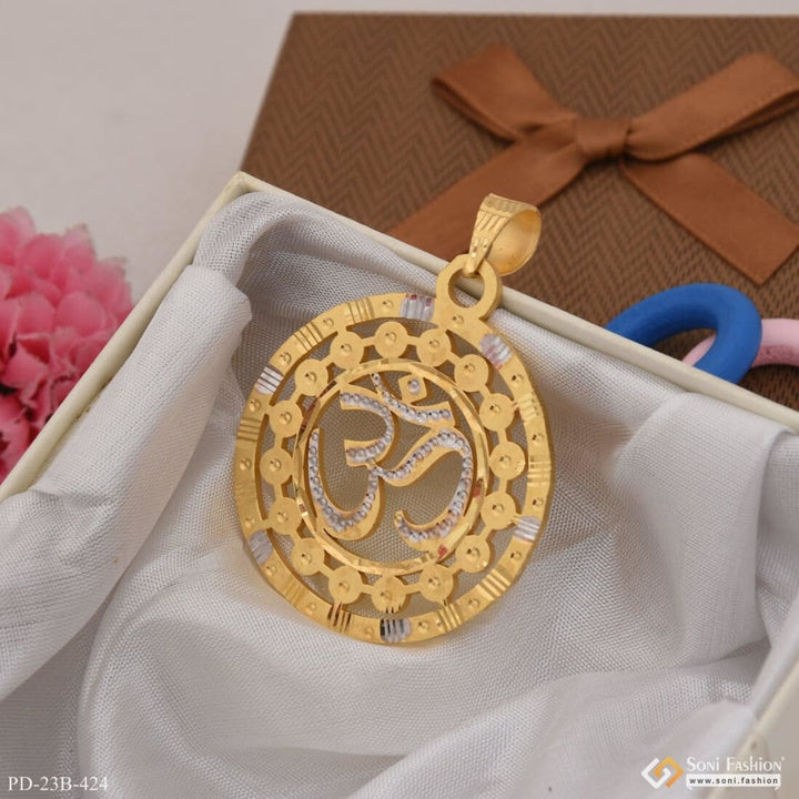 1 Gram Gold Plated Om Superior Quality Gorgeous Design