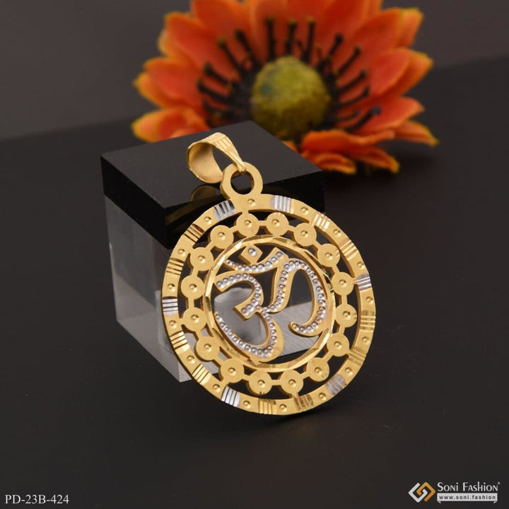 1 Gram Gold Plated Om Superior Quality Gorgeous Design