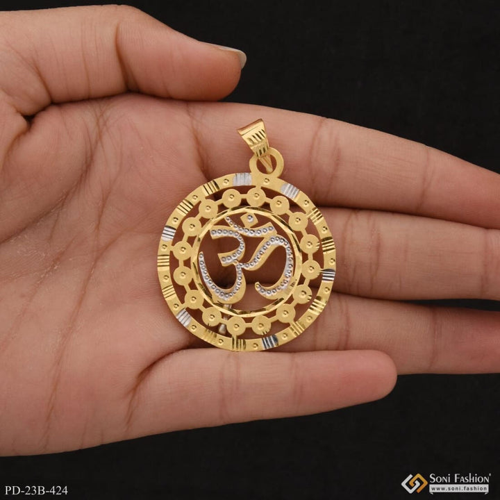 1 Gram Gold Plated Om Superior Quality Gorgeous Design