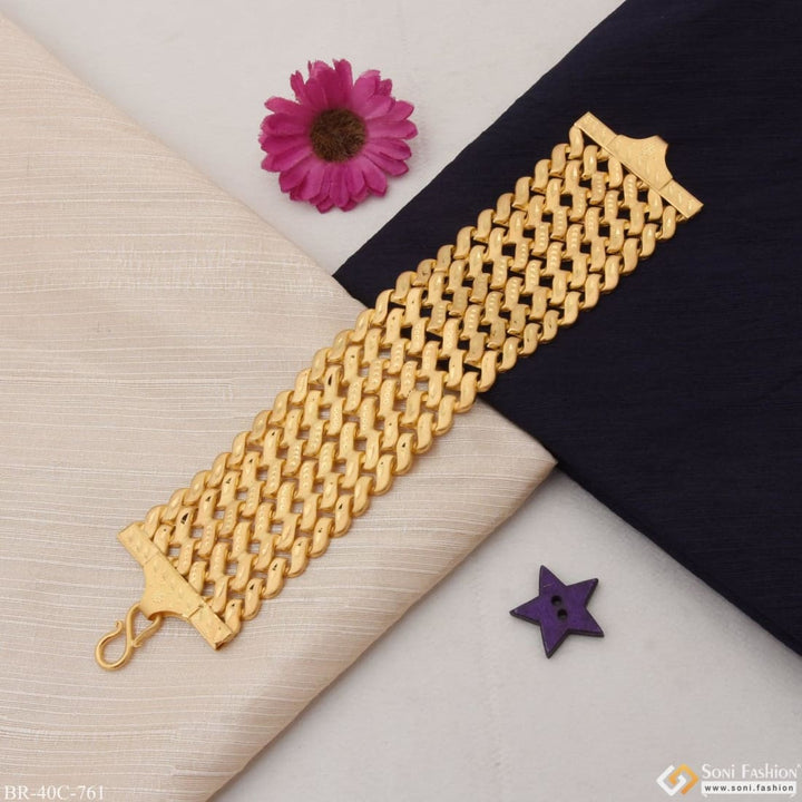 1 gram gold plated pokal lovely design high-quality bracelet