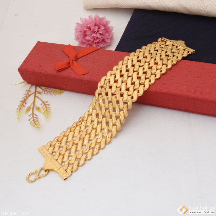 1 gram gold plated pokal lovely design high-quality bracelet