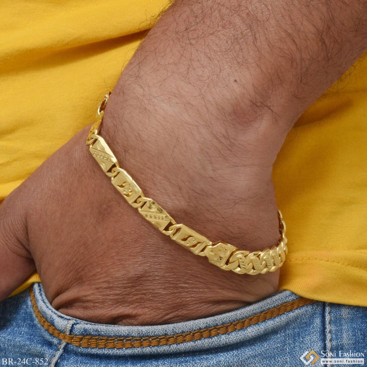 1 Gram Gold Plated Pokal Nawabi Artisanal Design Bracelet