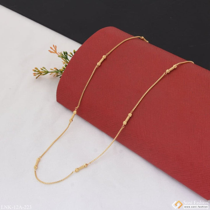 1 Gram Gold Plated Pretty Design Hand-finished Chain