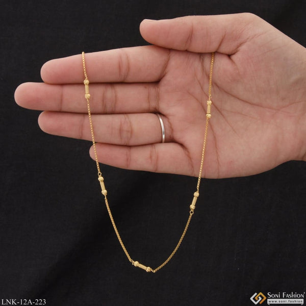 1 Gram Gold Plated Pretty Design Hand-finished Chain