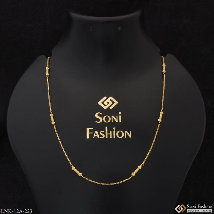 1 Gram Gold Plated Pretty Design Hand-finished Chain