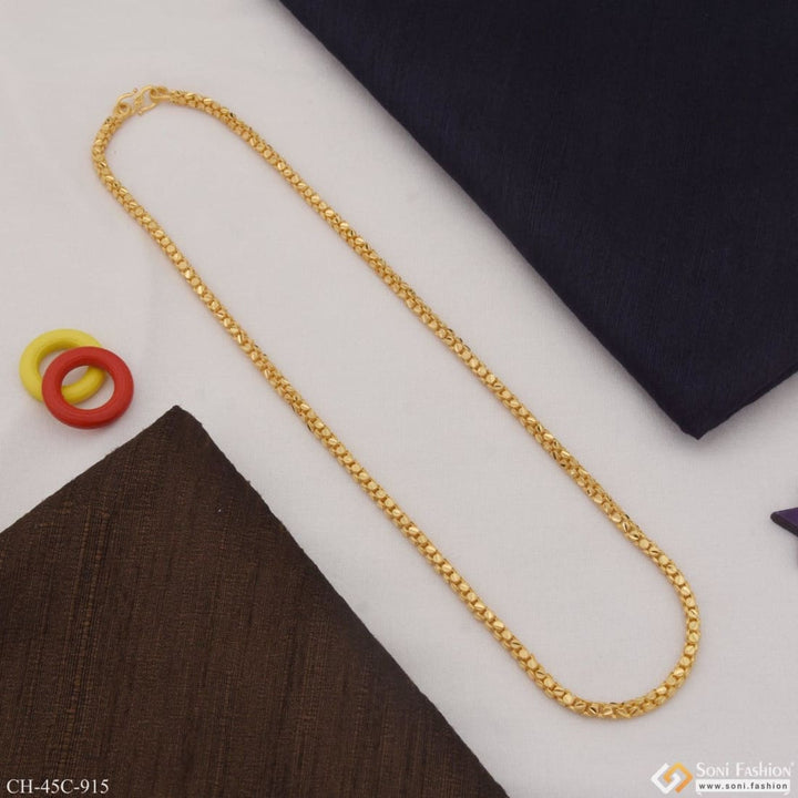 1 gram gold plated rajwadi best quality durable design chain