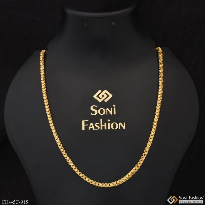 1 gram gold plated rajwadi best quality durable design chain