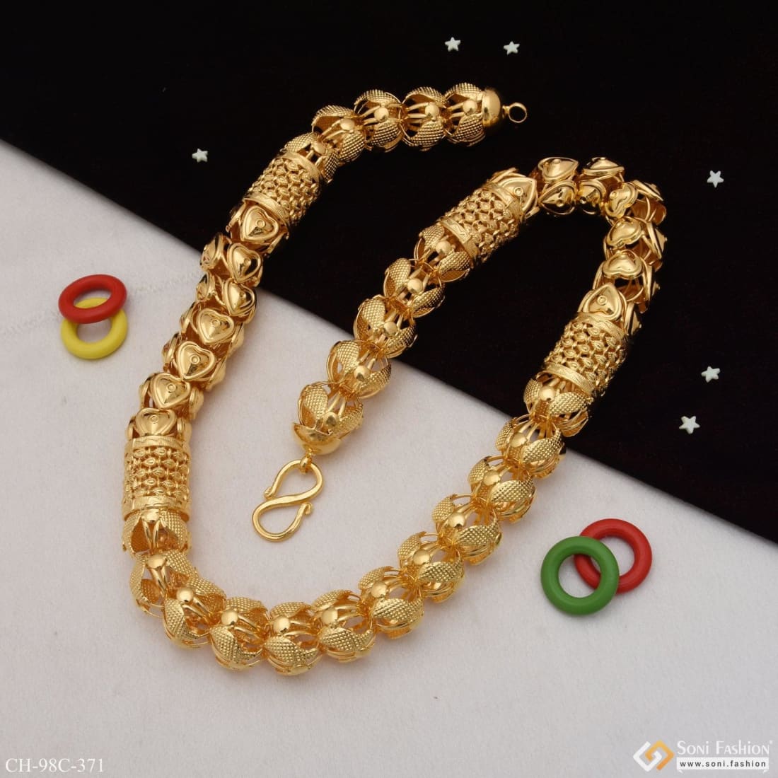 Fancy Jewelry Chain Best quality long lasting plated Gold at Rs 98.00, Lallapura, Varanasi