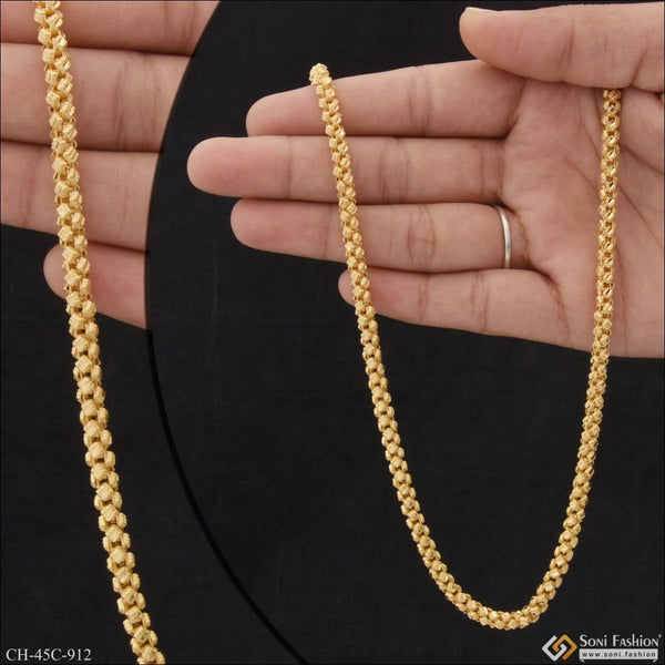 1 gram gold plated rajwadi fancy design high-quality chain