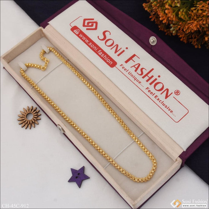 1 gram gold plated rajwadi fancy design high-quality chain