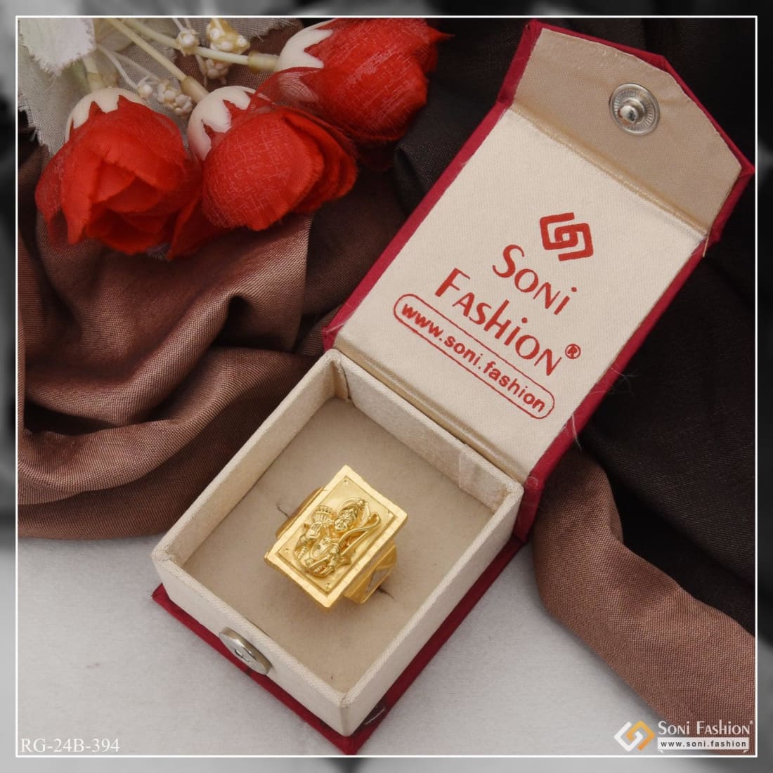 Buy Sonu Name Gold Ring 18 KT yellow gold (6.9 gm). | Online By Giriraj  Jewellers
