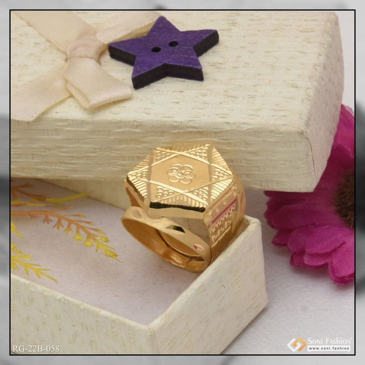 1 Gram Gold Plated Star Classic Design Superior Quality