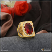 Gold Aura Ruby Ring