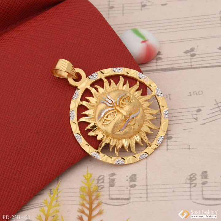 1 Gram Gold Plated Sun Best Quality Attractive Design