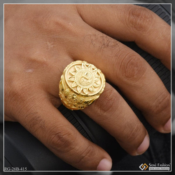 1 Gram Gold Plated Sun Stunning Design Superior Quality