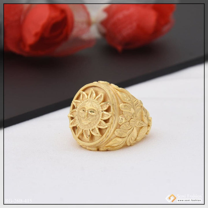 1 Gram Gold Plated Sun Stunning Design Superior Quality