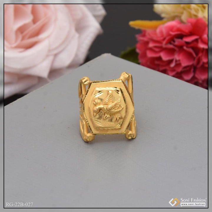 1 gram gold plated superior quality gorgeous design ring for