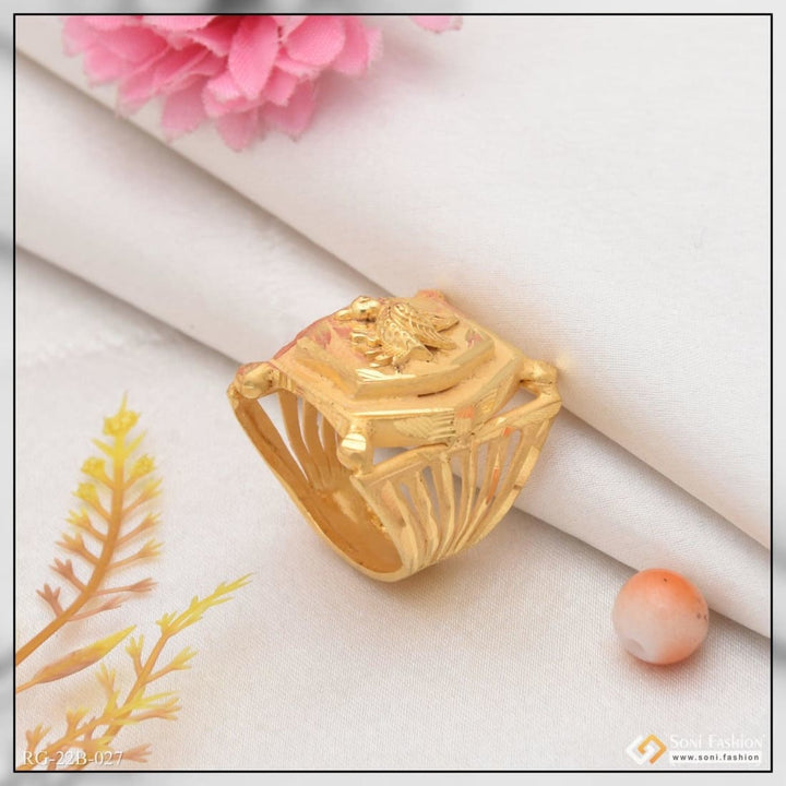 1 gram gold plated superior quality gorgeous design ring for