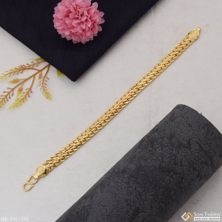 1 gram gold plated superior quality graceful design bracelet