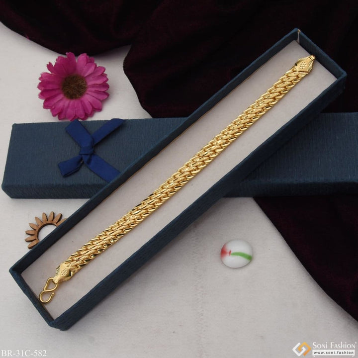 1 gram gold plated superior quality graceful design bracelet