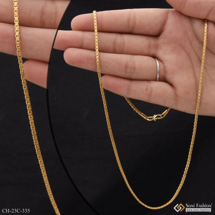 1 Gram Gold Plated Superior Quality Graceful Design Chain