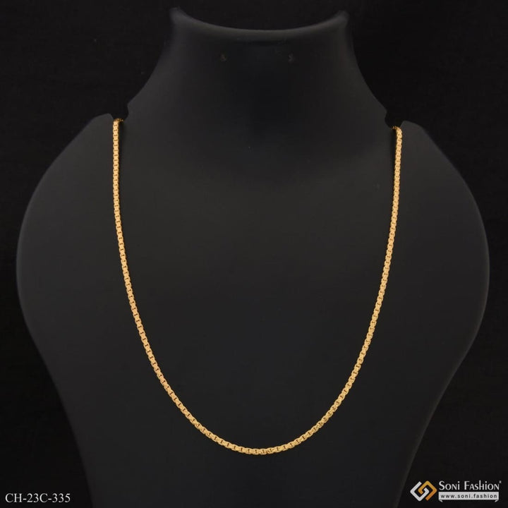 1 Gram Gold Plated Superior Quality Graceful Design Chain