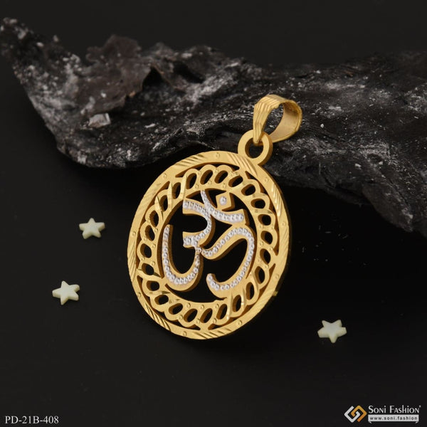 1 Gram Gold Plated Om Superior Quality Graceful Design