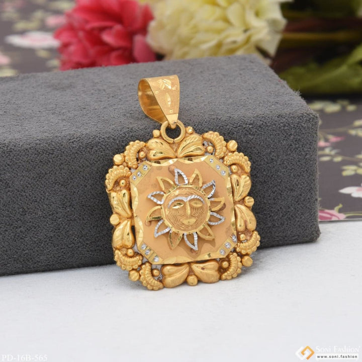 1 gram gold plated sun superior quality unique design