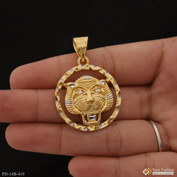 1 Gram Gold Plated Tiger Latest Design High-quality Pendant