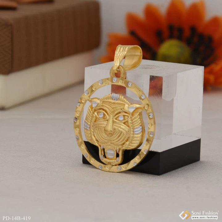 1 Gram Gold Plated Tiger Latest Design High-quality Pendant