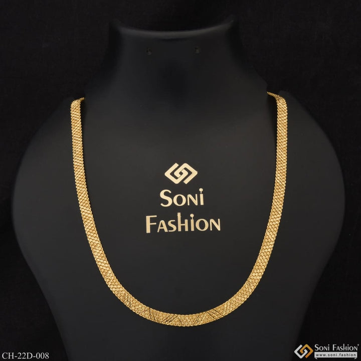 1 gram gold plated unique design premium-grade quality chain