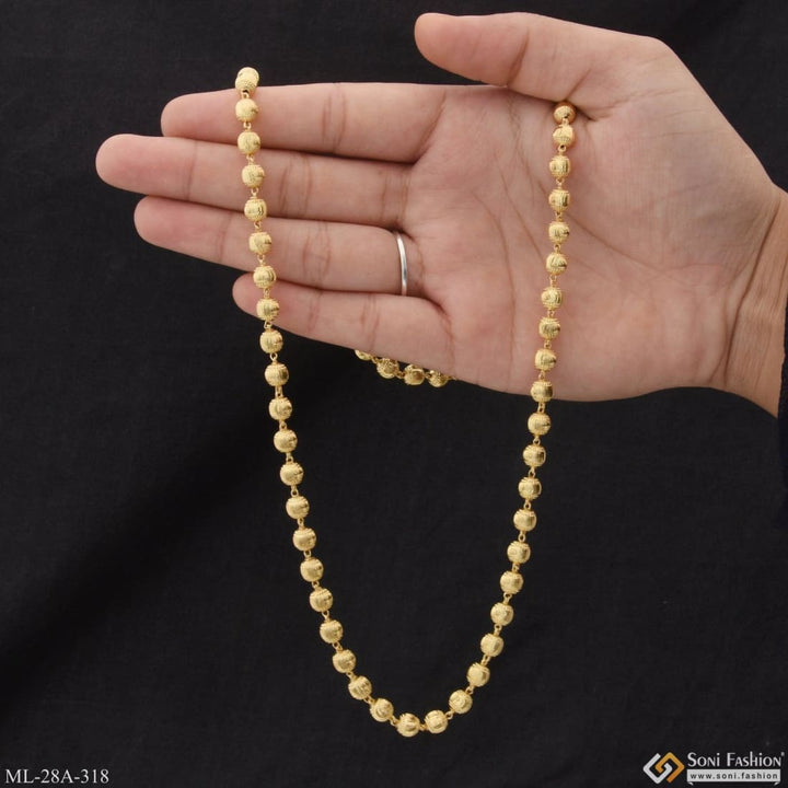 1 Gram Gold Plated Unique Design Premium-grade Quality Mala