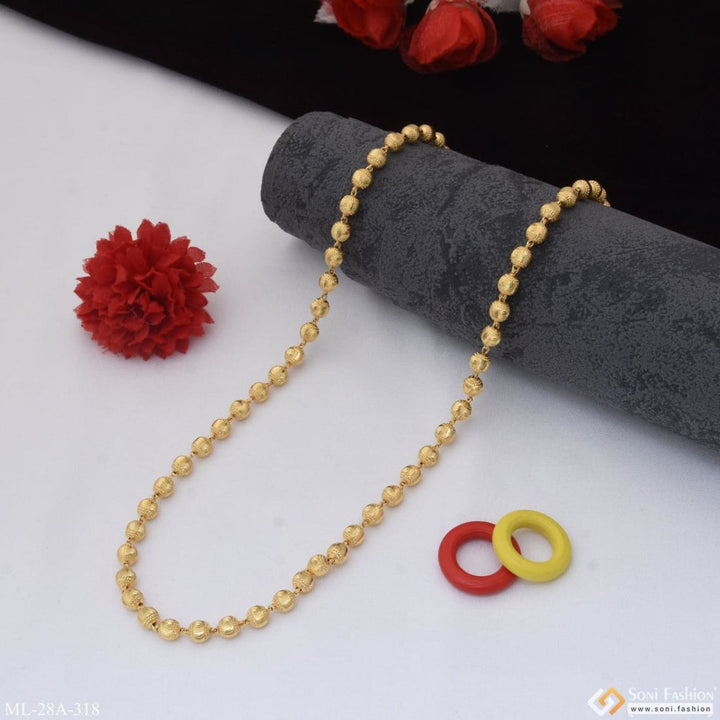 1 Gram Gold Plated Unique Design Premium-grade Quality Mala