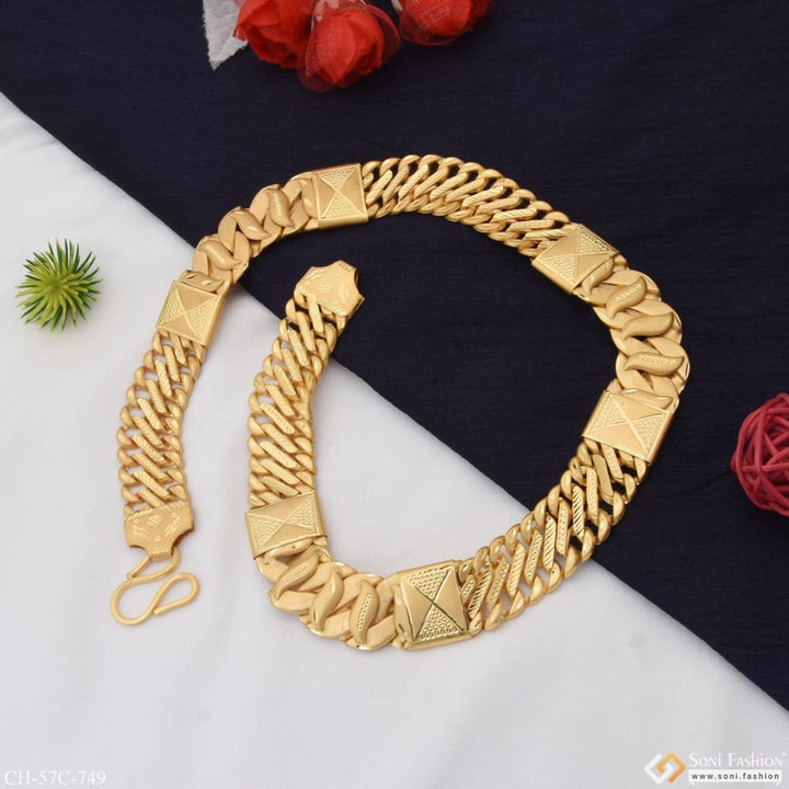 1 gram gold plated wave superior quality graceful design