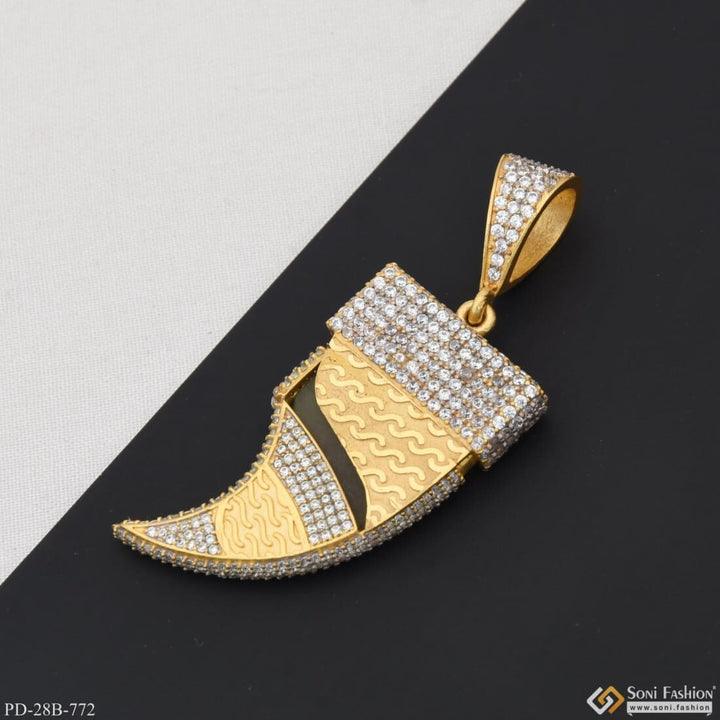 1 Gram Gold Plated with Diamond Finely Detailed Design