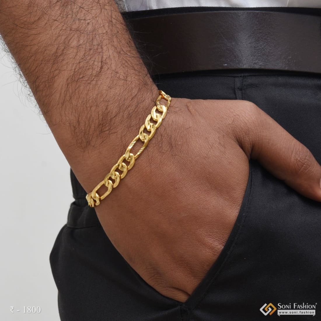 Sachin Best Quality Attractive Design Gold Plated Bracelet For Men - Style  C709 at Rs 650.00 | गोल्ड प्लेटेड ब्रेसलेट - Soni Fashion, Rajkot | ID:  2852841917291