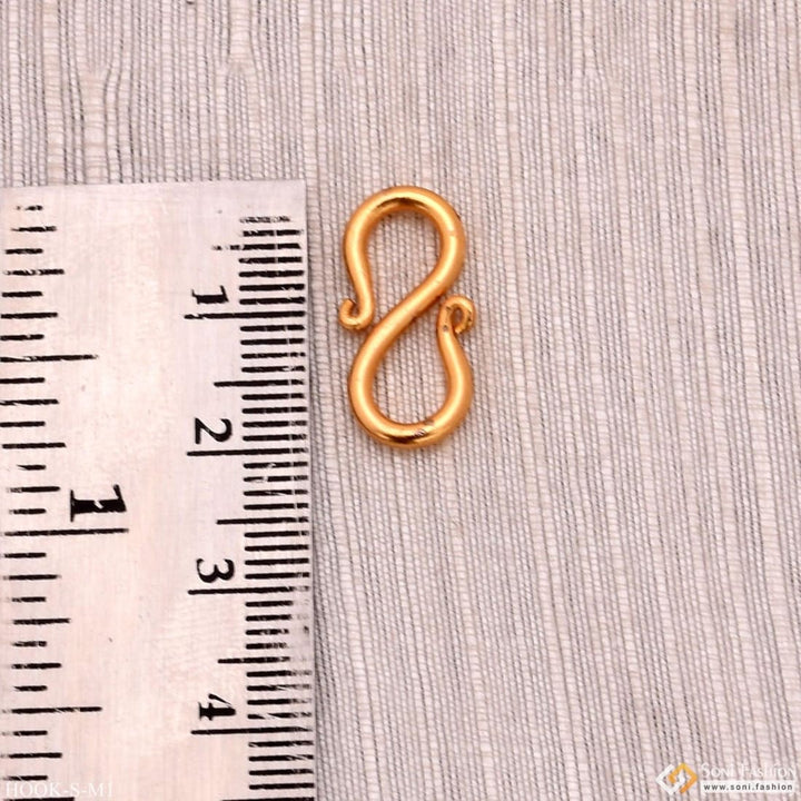 Medium Size - s Hook For Chain - Gold Plated - chain hook